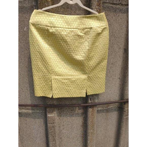 Antonio Melani Skirt Size 10 Skirt Mustard Color Mini - Picture 3 of 6